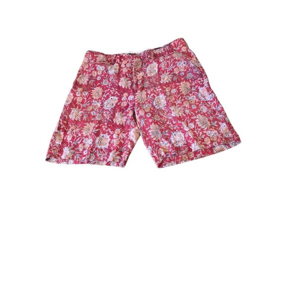 Polo Ralph Lauren Vintage All Over Print Floral Linen Shorts Men's Size 36